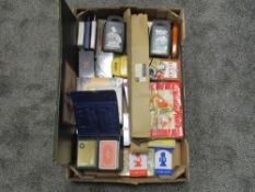A selection of various card games, travel games and Top Trumps