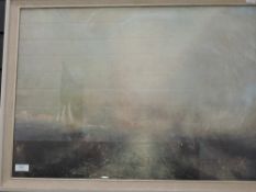 (20th century), a pair of re-prints, Turner seas, 45 x 62cm, different framed and glazed, 52 x 69cm