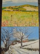 Carl Longmire, (contemporary), two oil paintings, Mellor Walk, signed and dated 2010, and