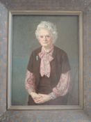 Claude Harrison, (20th century), an oil painting on board, portrait of a lady, signed and dated