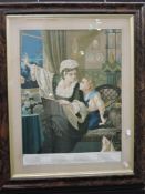 (19th century), a print, The Better Land, 58 x 43cm, scumble framed and glazed, 80 x 65cm