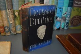 Literature. Ambler, Eric - The Mask of Dimitrios. Sept. 1944 6th printing. Original cloth, in dust