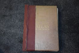 Atlas. Bartholomew, J. G. - The Times Survey Atlas of the World. London: 1920. With 112 maps. A re-