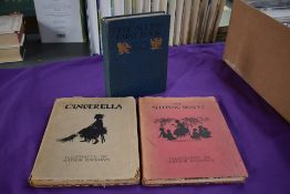 Illustrated. Arthur Rackham. A selection; The Sleeping Beauty (1920) in d/j; Cinderella (1919) in