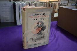 Children's. Dahl, Roald - James and The Giant Peach. New York: Alfred A. Knopf. A 1970's trade