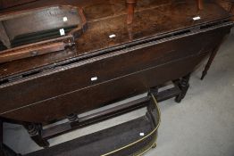A period oak gateleg table