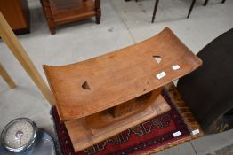 An Eastern style hardwood stool