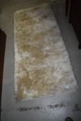 A vintage mohair rug, Allander House of Fraser labelled