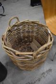 A large log basket