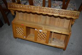A modern ash wall shelf