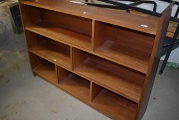 A vintage sapele bookcase