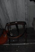 A 19th Century frame, possibly for a barrel or churn