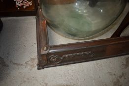 A traditional copper fire fender