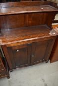 A 19th Century mahogany side cabinet, width approx. 84cm