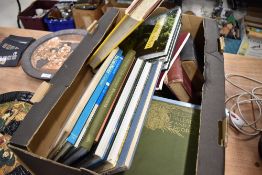 A selection of library books including Lakeland interest