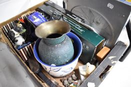 A selection of boxed glass wares and ceramics
