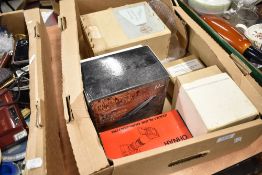 A selection of film and photographic equipment including precision film joiners