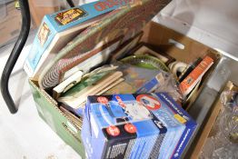 A selection of ceramics and childrens board games