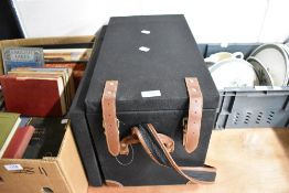 A modern picnic storage hamper with accessories