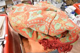 Two vintage throws including one in a Cassa Pupo style
