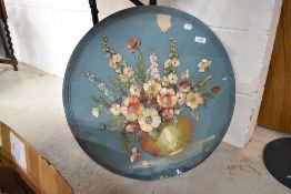 A vintage floral collage