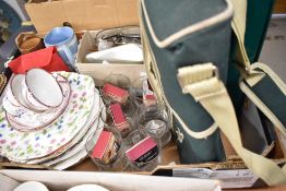 A selection of ceramics and card games