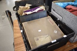 A selection of vintage 78rpm shellac records