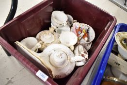 A late Victorian part tea service unmarked