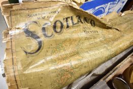 A selection of vintage map prints