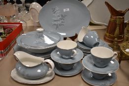 A selction of Royal Doulton 'Forest Glade' tableware including tureen, plates and cups and saucers.