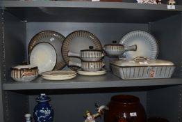 A mid century Denby part dinner service