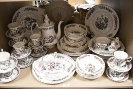 A 20th century Coronet China Indian tree pattern tea and dinner service