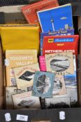 A collection of maps and a selection of vintage colour snap shots of interest to Isle of man,