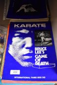 A selection of vintage Karate and oriental arts kung fu magazines.