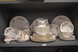 A 20th century Royal Albert Lavender rose pattern dinner and tea service