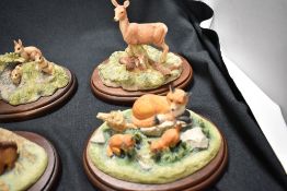 Six Border Fine Arts studies including Rabbit , Family Life etc