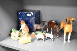 A selection of Border Fine Arts and similar studies, including Shetland Stallion