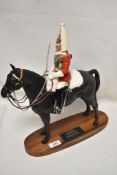 A Beswick study, Life Guard, connoisseur horses, matt, on plinth 2562