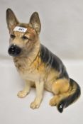 A Beswick study, fireside model, Alsation 2410