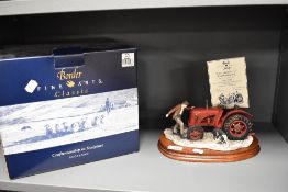 A Border Fine Arts study, Kick Start (af) with box and certificate