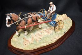 A Border Fine Arts Study, Rowing Up, 466/950 with box and certificate