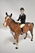 A Beswick study, Huntswoman, style two, brown 1730