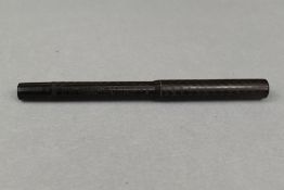 A Waterman Ideal 12 Eyedropper fountain pen in BHR with chaised pattern and clipless cap having