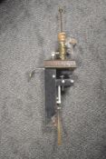 A vintage Angram hand pump, AF.