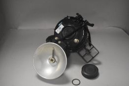 A Nemrod Metzeler Silura underwater camera circa 1960's in hard moulded plastic. Takes 12