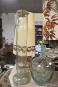 A 20th century glass spaghetti pasta jar 58cm tall