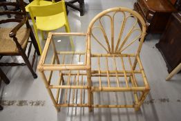 A bamboo side unit