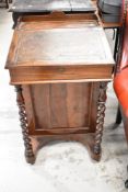 A 19th Century mahogany davenport desk