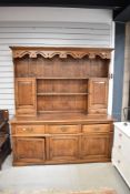 A nice reproduction oak dresser