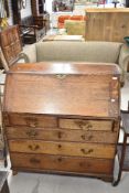 A Georgian oak bureau